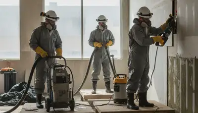 Water damage restoration crew in Thousand Oaks, CA performing emergency cleanup and drying services