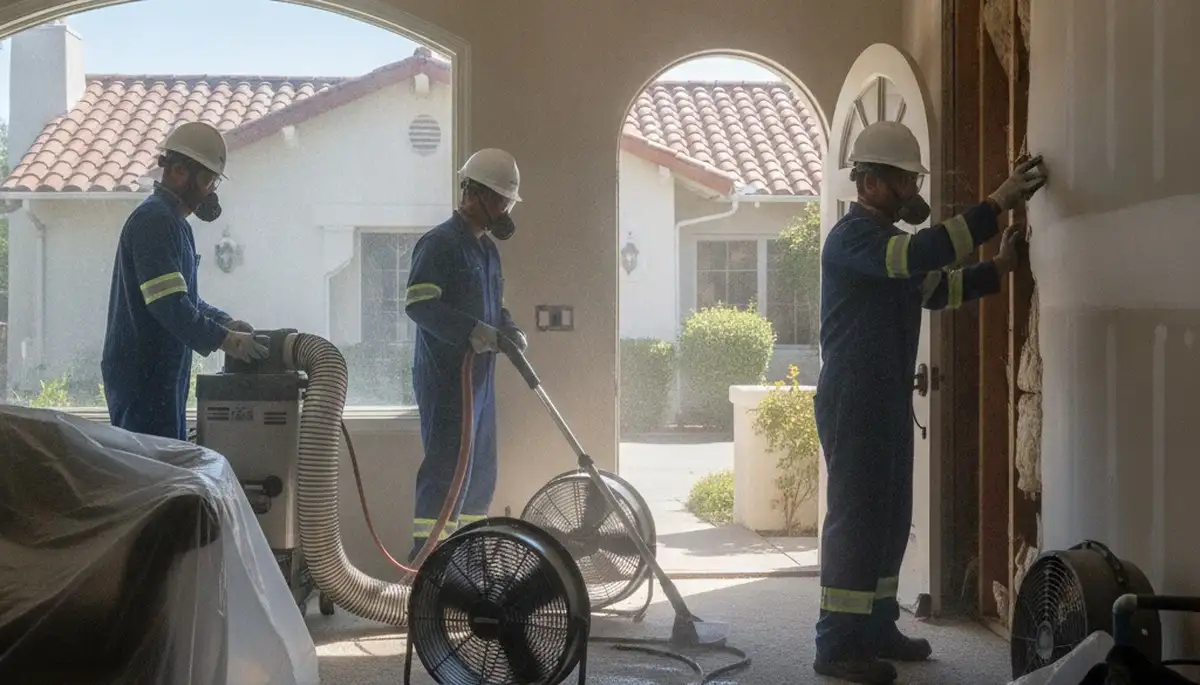 Water damage restoration team serving Thousand Oaks, CA with professional cleanup and drying services