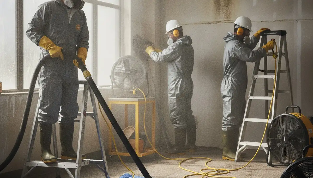 Water damage restoration team serving homes in Thousand Oaks, CA with 24/7 emergency cleanup