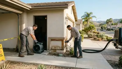 Water damage restoration team serving Thousand Oaks, CA with professional cleanup and drying services
