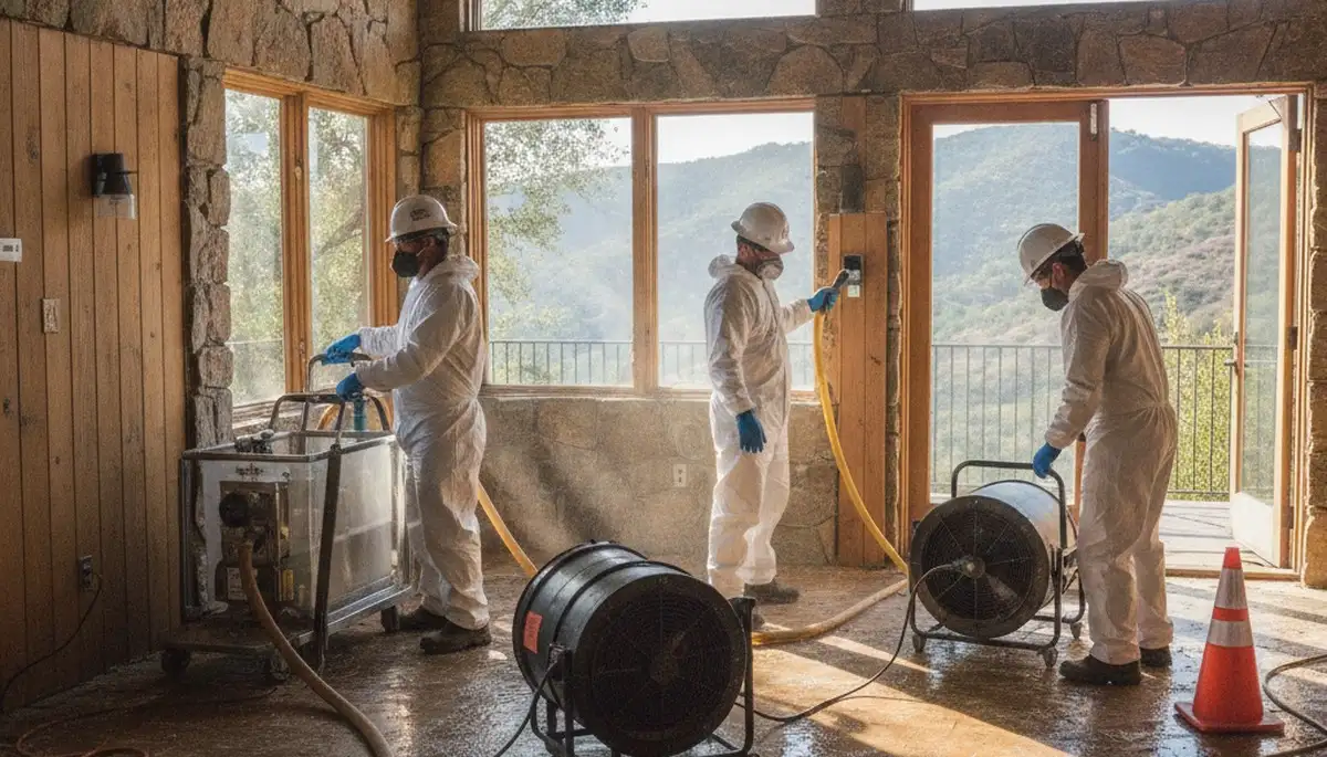 Water damage restoration team serving Thousand Oaks, CA, for emergency cleanup and repairs