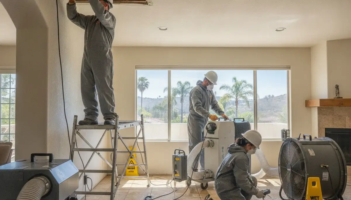 Water damage restoration team serving Thousand Oaks, CA for fast cleanup and repair